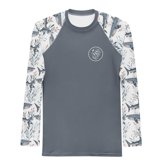 Tiger Shark Bloom Men's Rash Guard - 