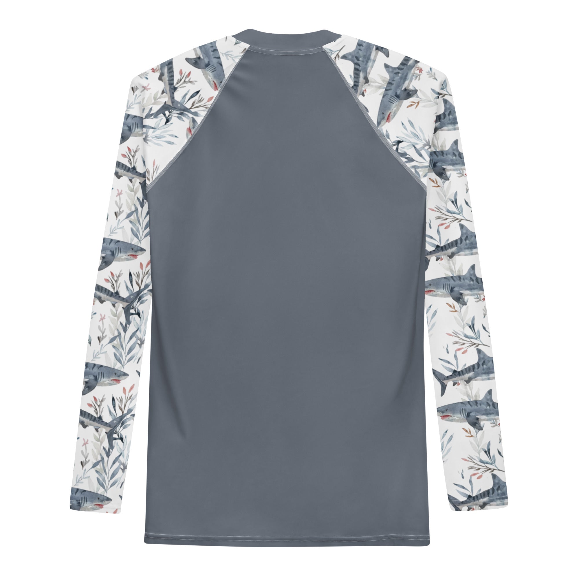Tiger Shark Bloom Men's Rash Guard -  - ["men","rash guard","shark","Tiger Shark Bloom"]