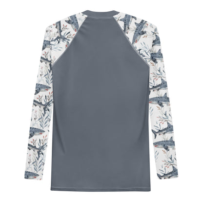 Tiger Shark Bloom Men's Rash Guard - 