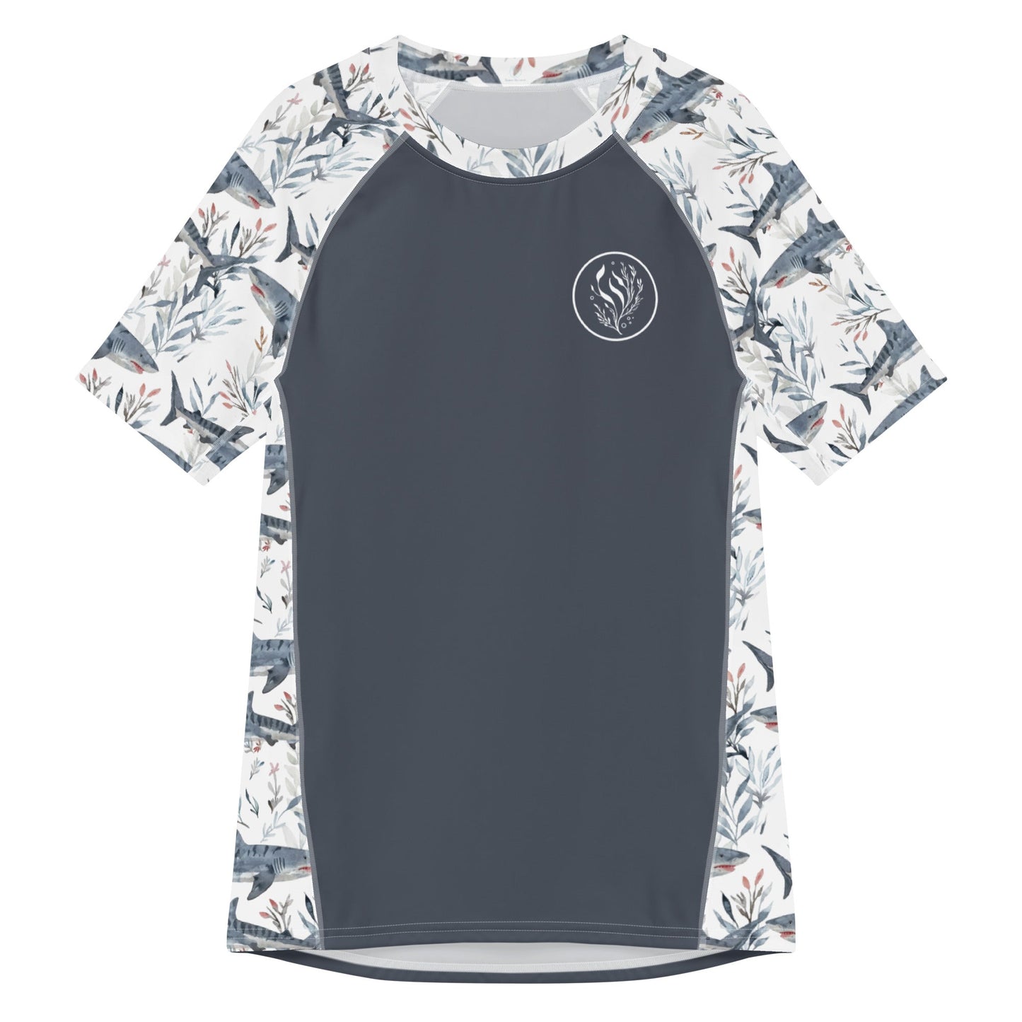 Tiger Shark Bloom Men’s Short Sleeve Swim Shirt - 