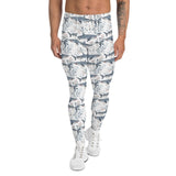 Tiger Shark Bloom Men's Swim Leggings -  - ["leggings","men","shark","Tiger Shark Bloom"]