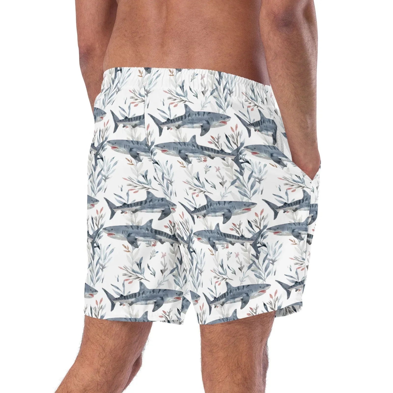 Tiger Shark Bloom Men's Swim Trunks - 