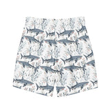 Tiger Shark Bloom Men's Swim Trunks -  - ["men","shark","Tiger Shark Bloom","trunks"]