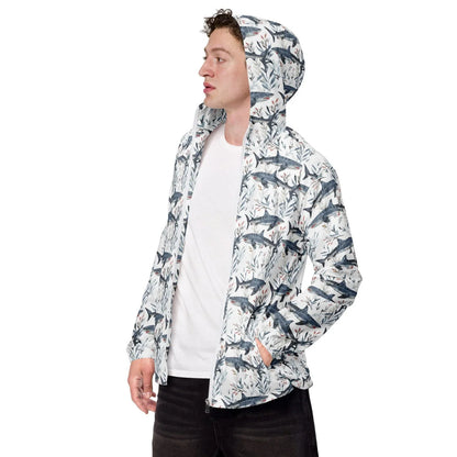 Tiger Shark Bloom Men's Windbreaker - 