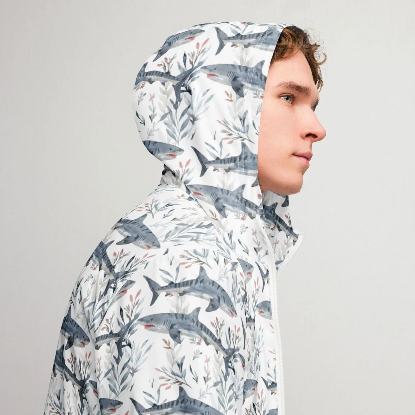 Tiger Shark Bloom Men's Windbreaker - 