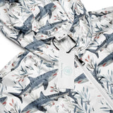 Tiger Shark Bloom Men's Windbreaker -  - ["jacket","men","shark","Tiger Shark Bloom"]