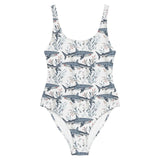 Blacktip Shark Drift One-Piece Swimsuit -  - ["shark","shark watch","swim","Wildlife","women"]