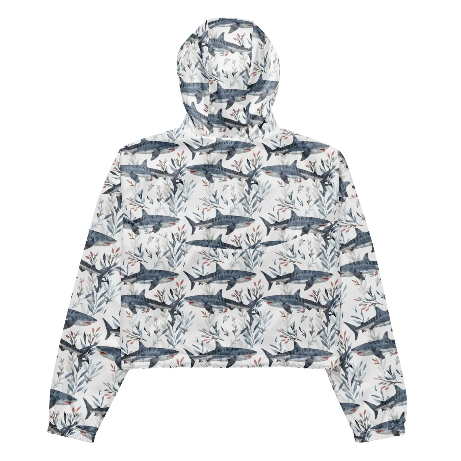 Tiger Shark Bloom Women’s cropped Windbreaker - 