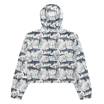 Tiger Shark Bloom Women’s cropped Windbreaker - 