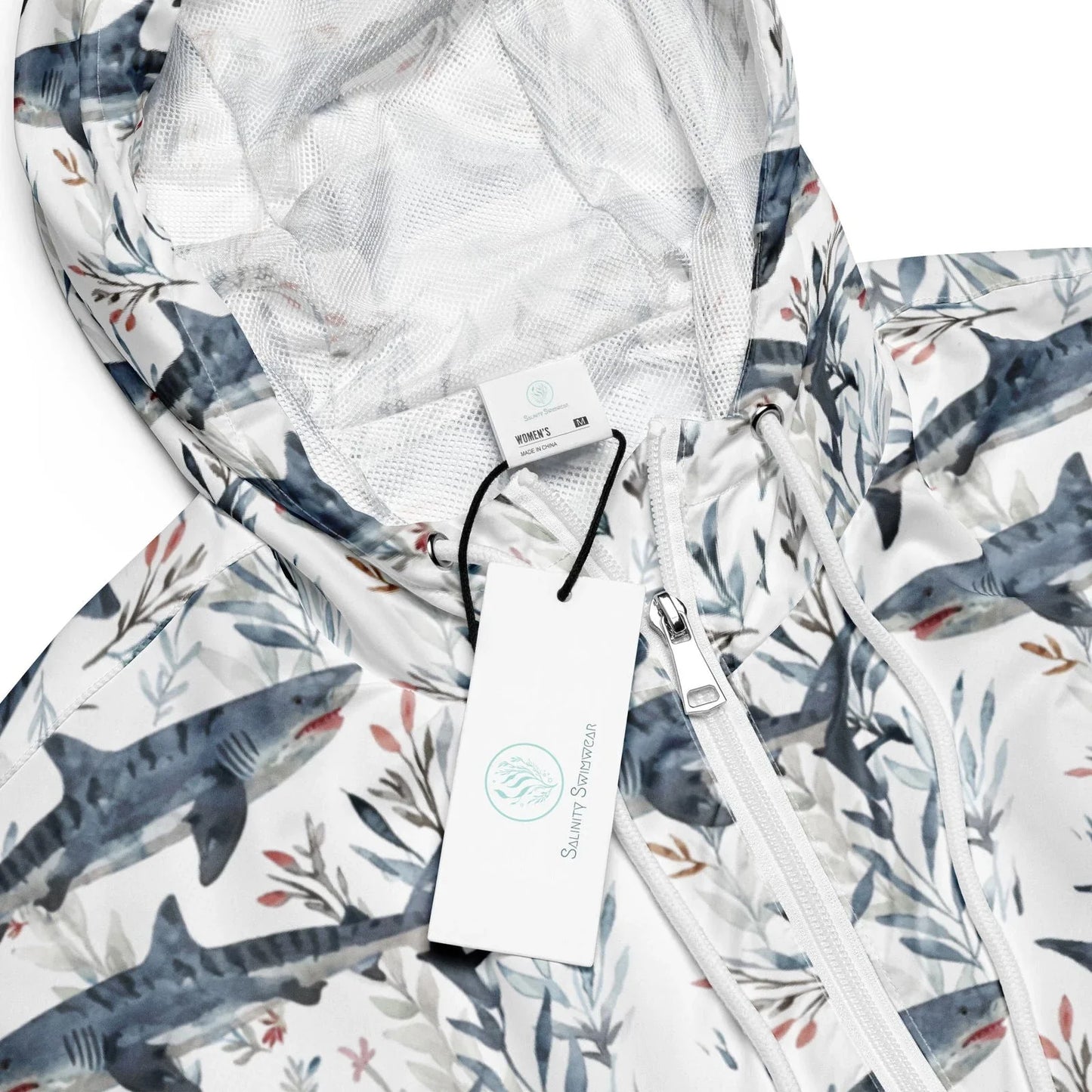 Tiger Shark Bloom Women’s cropped Windbreaker - 