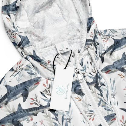Tiger Shark Bloom Women’s cropped Windbreaker - 