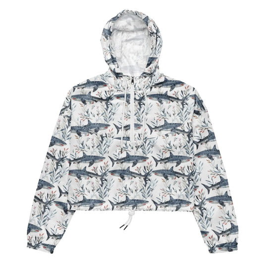 Tiger Shark Bloom Women’s cropped Windbreaker - 