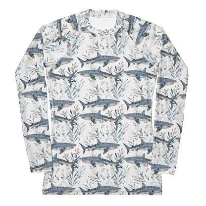 Tiger Shark Bloom Women's Rash Guard - 