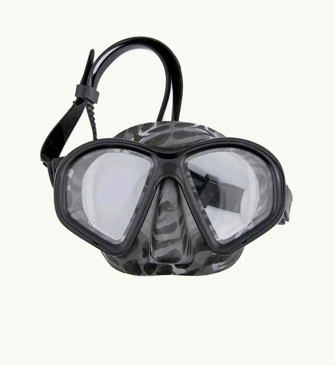 Tiger Shark Low Volume Silicone Printed Mask -  - ["Bright Buoy Diving","Shopify Collective"]