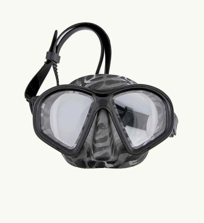 Oceza Tiger Shark Low Volume Silicone Printed Mask Dive Mask