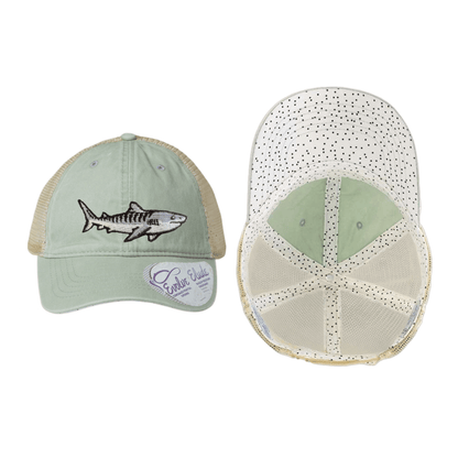 Tiger Shark Ponytail Mesh Cap - 