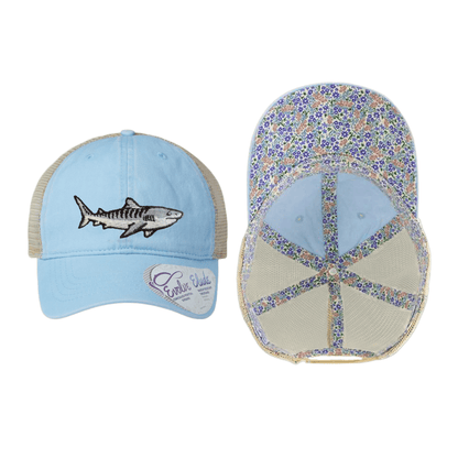 Tiger Shark Ponytail Mesh Cap - 
