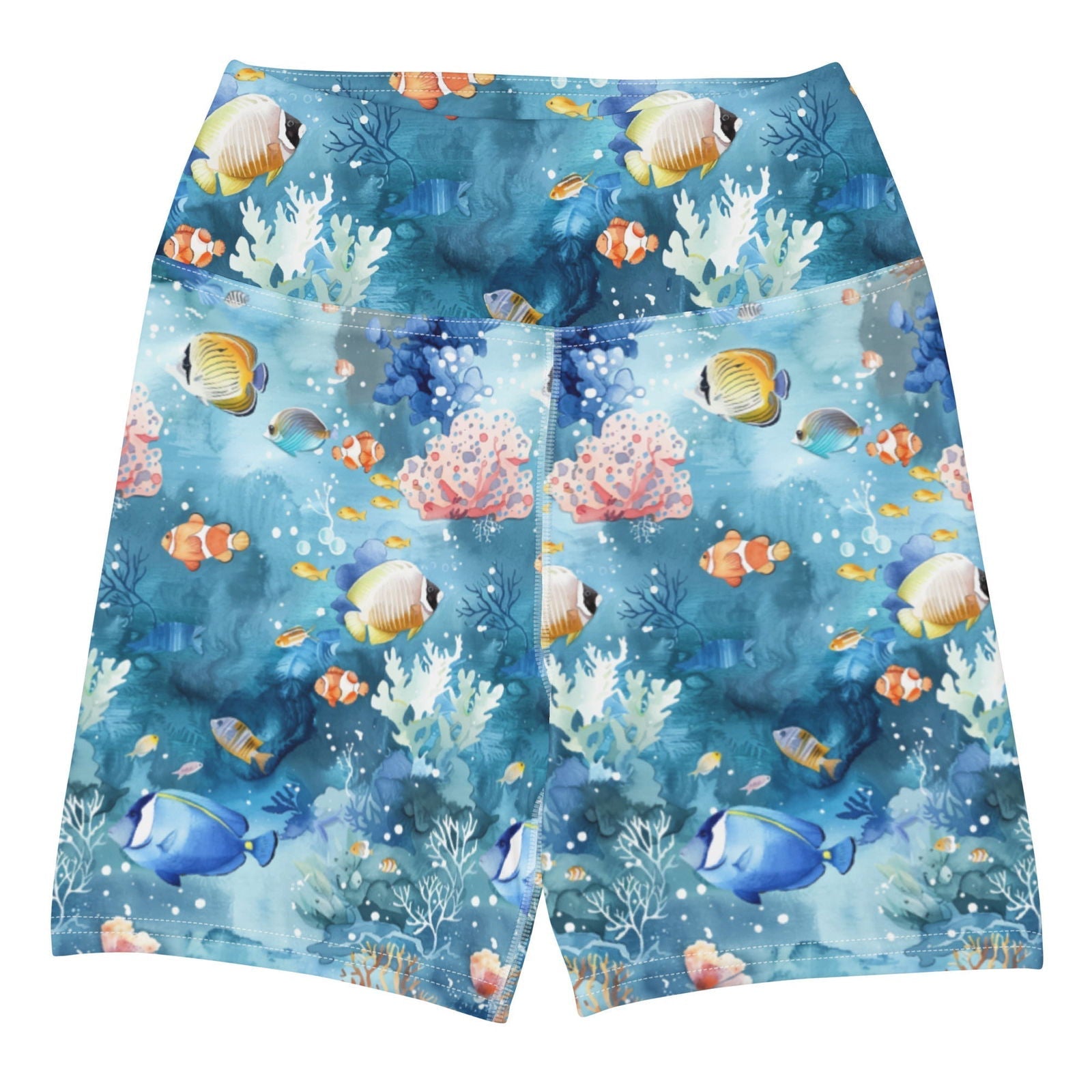 Tropical Reef Fish 4" Inch Dive Shorts - 
