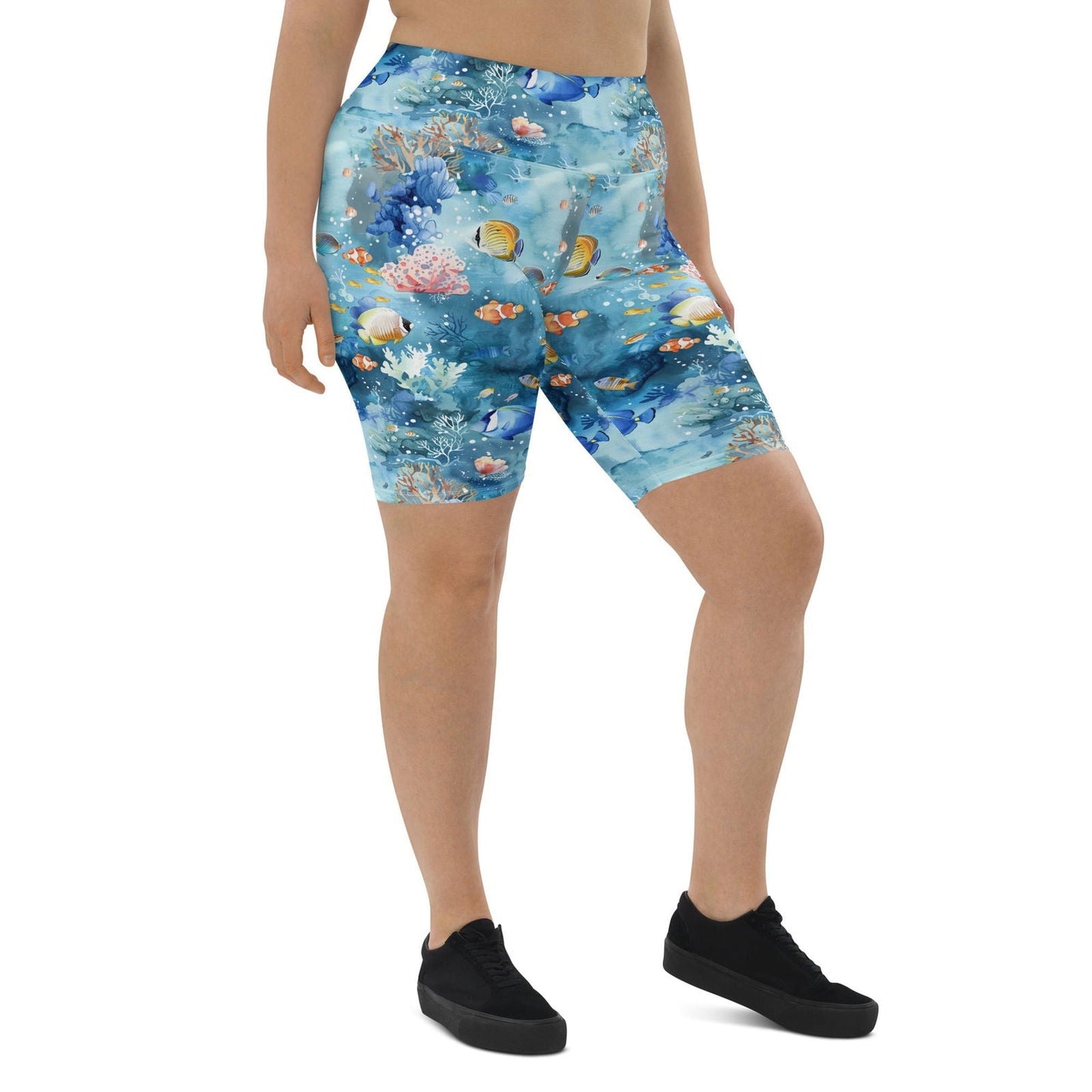Tropical Reef Fish 8" Inch Shorts - 