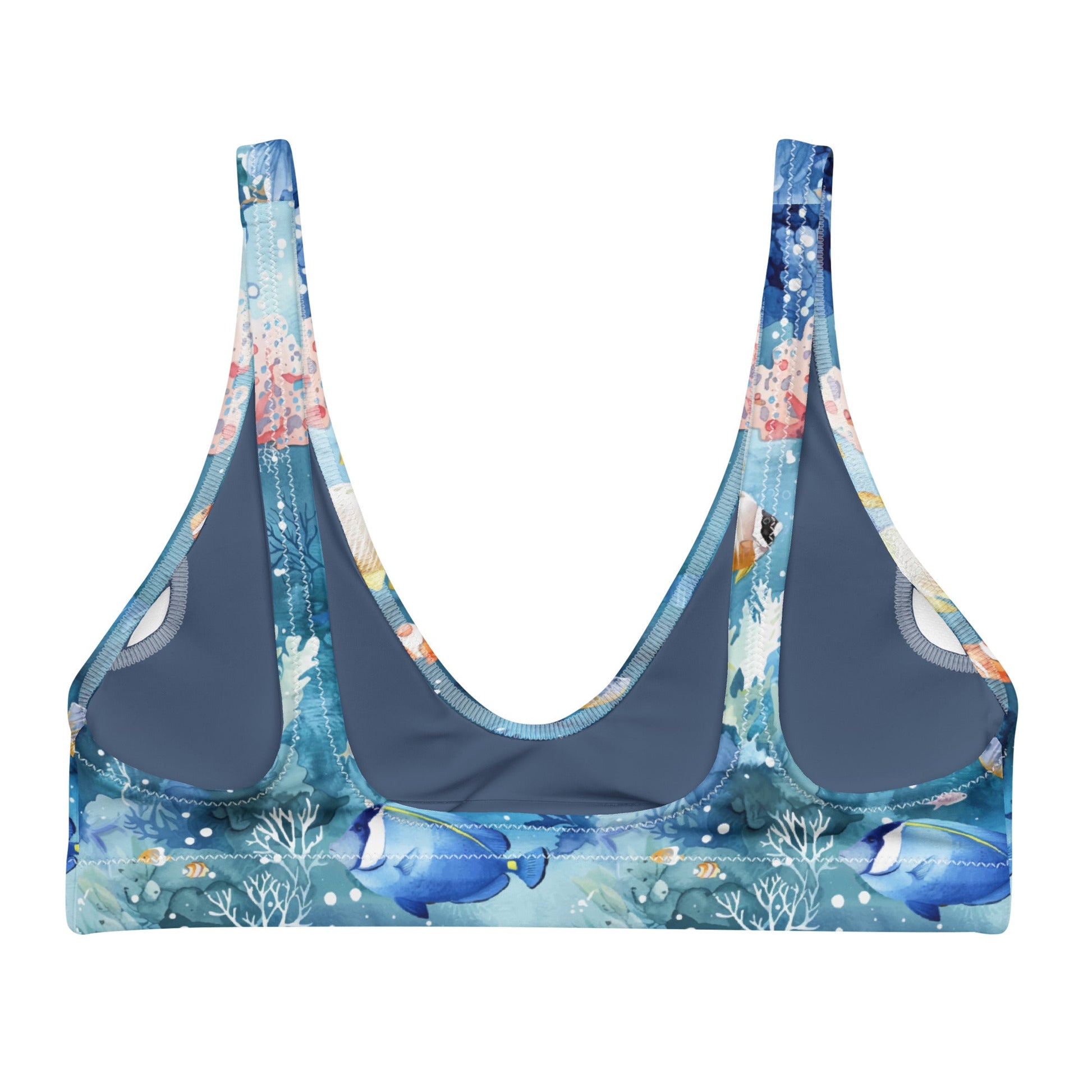 Tropical Reef Fish Eco Bikini Top - 