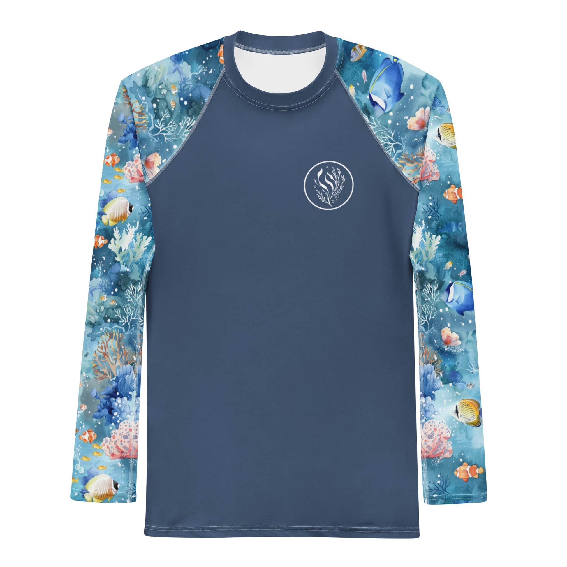 Tropical Reef Fish Men's Rash Guard - 