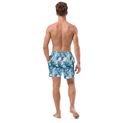 Tropical Reef Fish Men's Swim Trunks - 