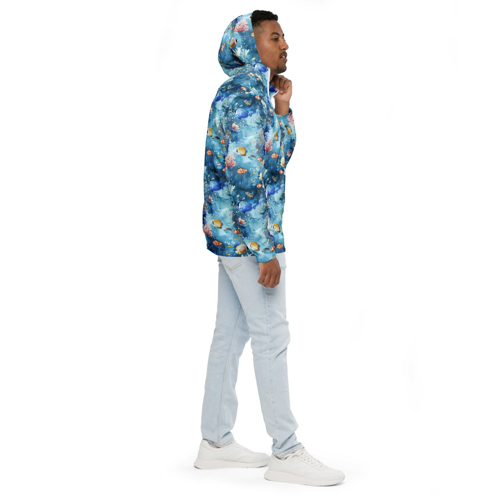 Tropical Reef Fish Men’s windbreaker - 