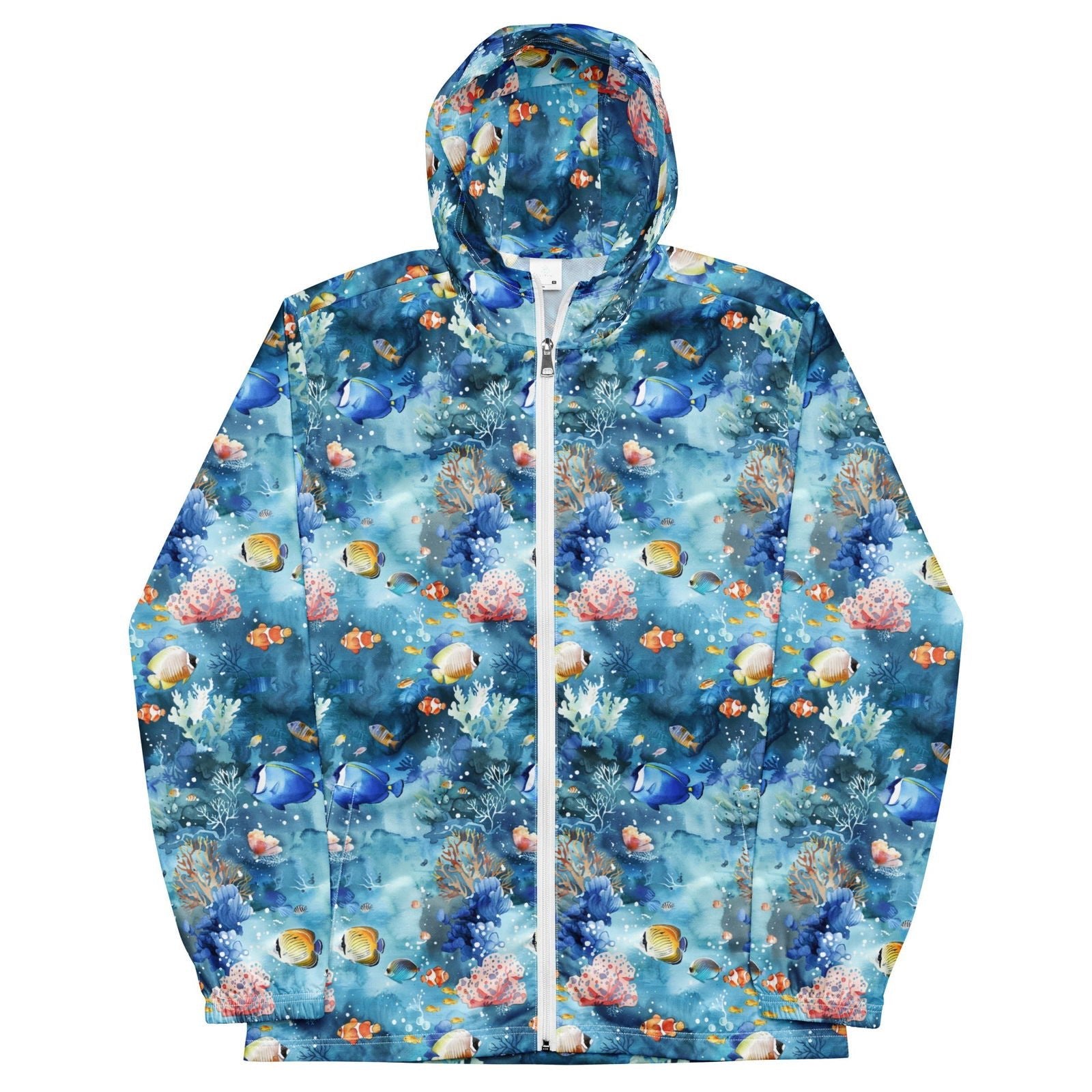 Tropical Reef Fish Men’s windbreaker - 