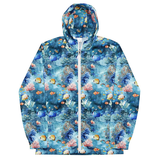 Tropical Reef Fish Men’s windbreaker - 