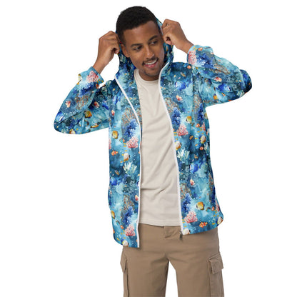 Tropical Reef Fish Men’s windbreaker - 