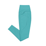 Solid Color Eco Swim Leggings With Pockets -  - ["leggings","Solid","women"]