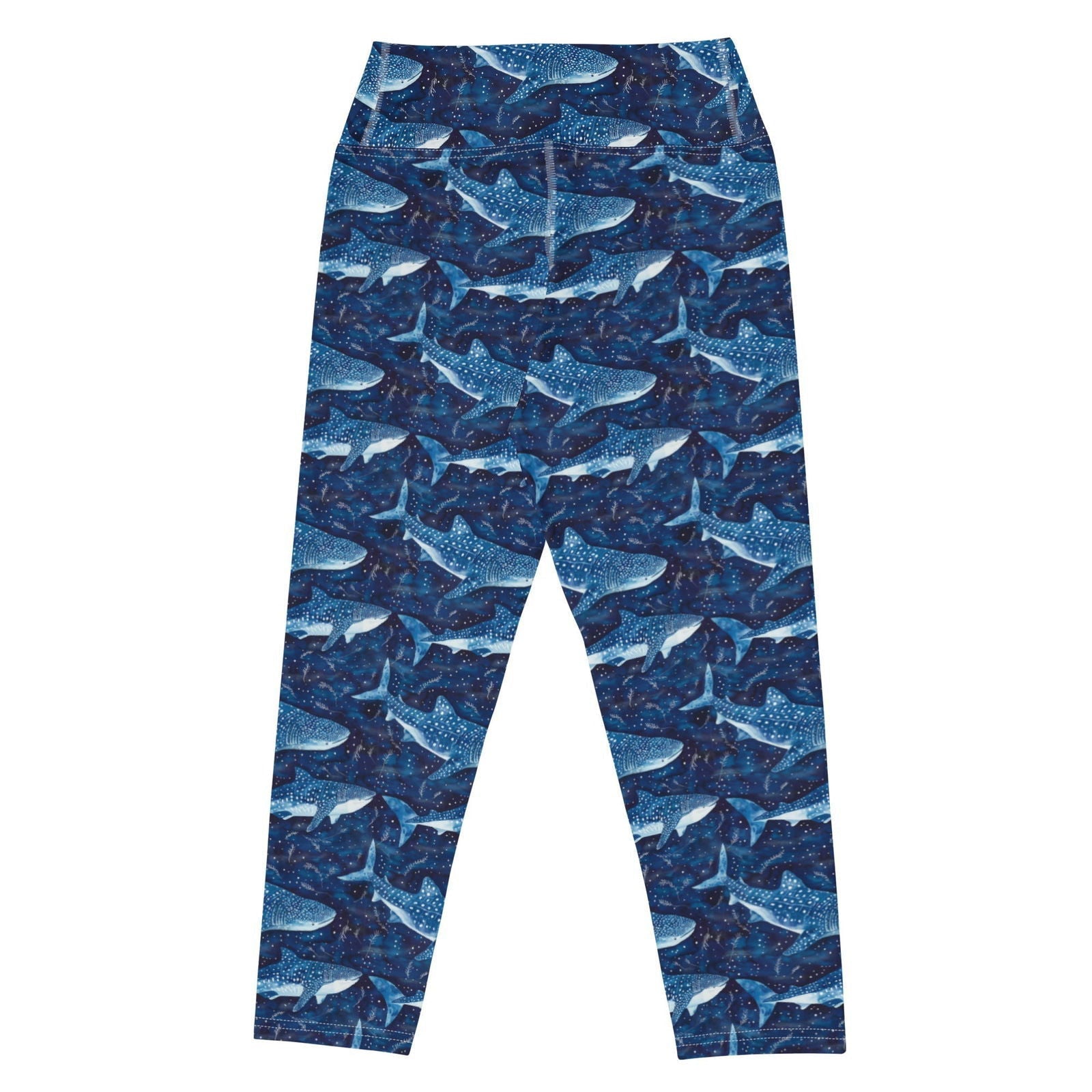 Whale Shark Dream Capri Swim Leggings - 