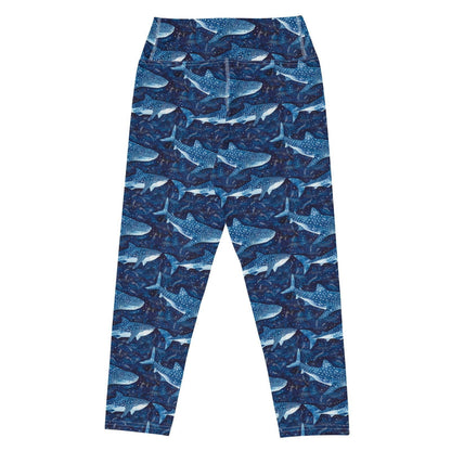 Whale Shark Dream Capri Swim Leggings - 