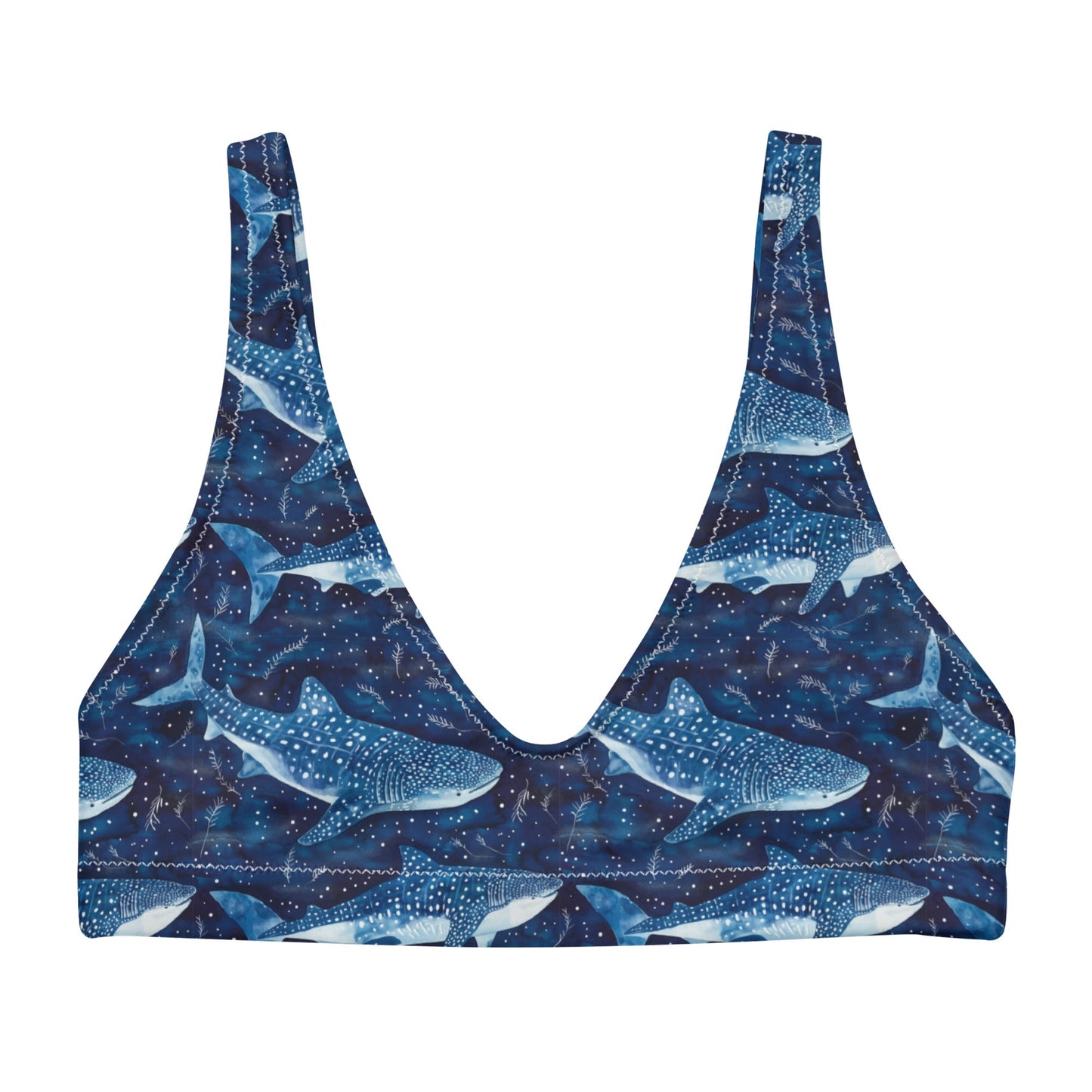 Whale Shark Dream Eco Bikini Top - 