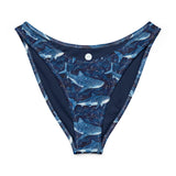 Moonlight Manta Eco High-Leg Cheeky Bikini Bottom -  - ["Moonlight Manta","ray","swim","Wildlife","women"]