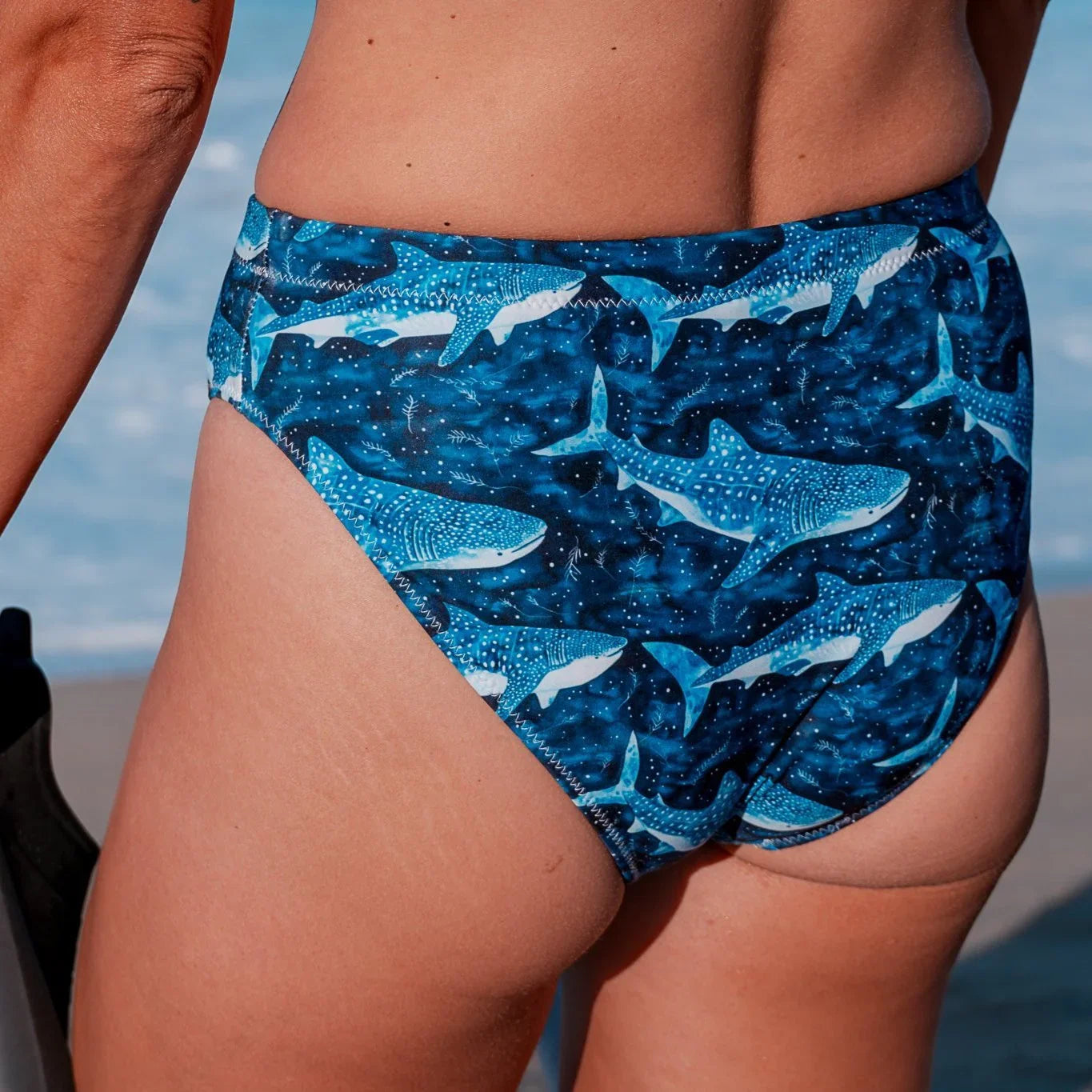 Whale Shark Dream Eco High-Waisted Bikini Set - 