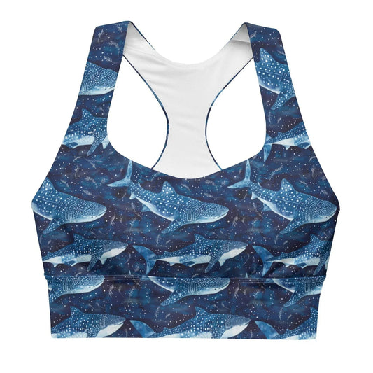Whale Shark Dream Eco Sports Bra Top - 