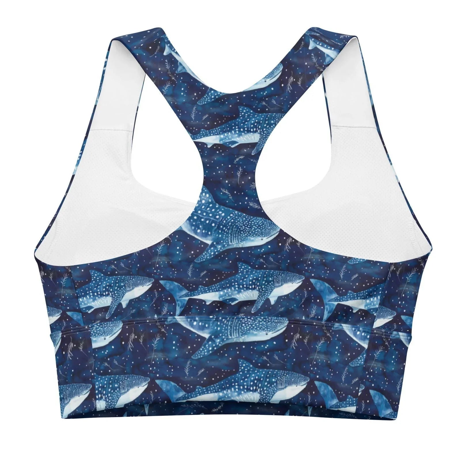 Whale Shark Dream Eco Sports Bra Top - 
