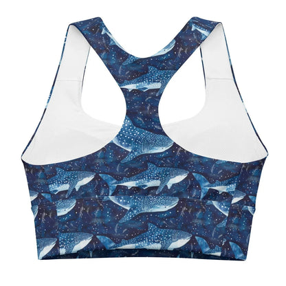 Whale Shark Dream Eco Sports Bra Top - 