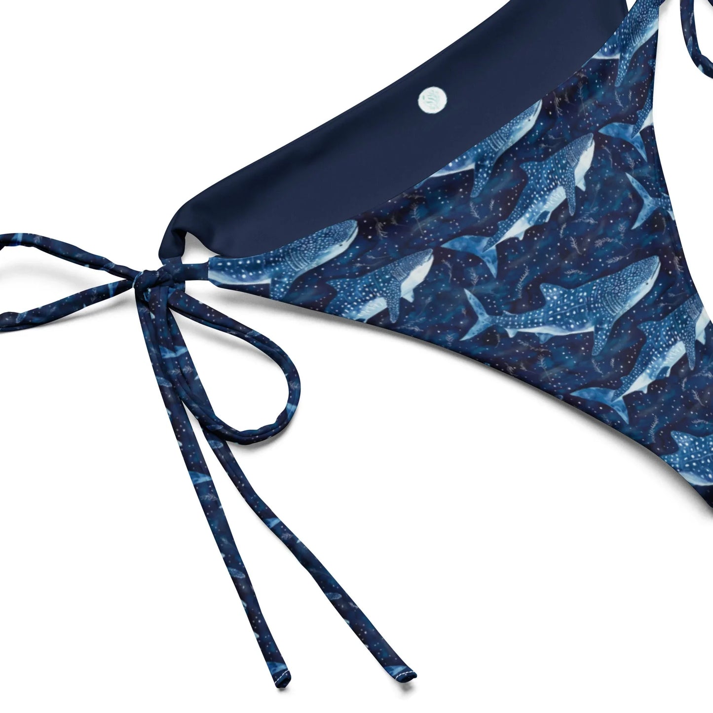 Whale Shark Dream Eco String Bikini Bottom - 