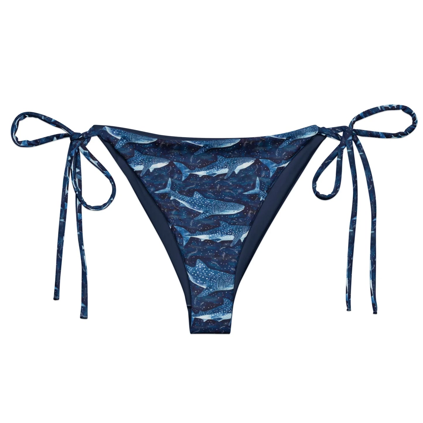 Whale Shark Dream Eco String Bikini Bottom - 