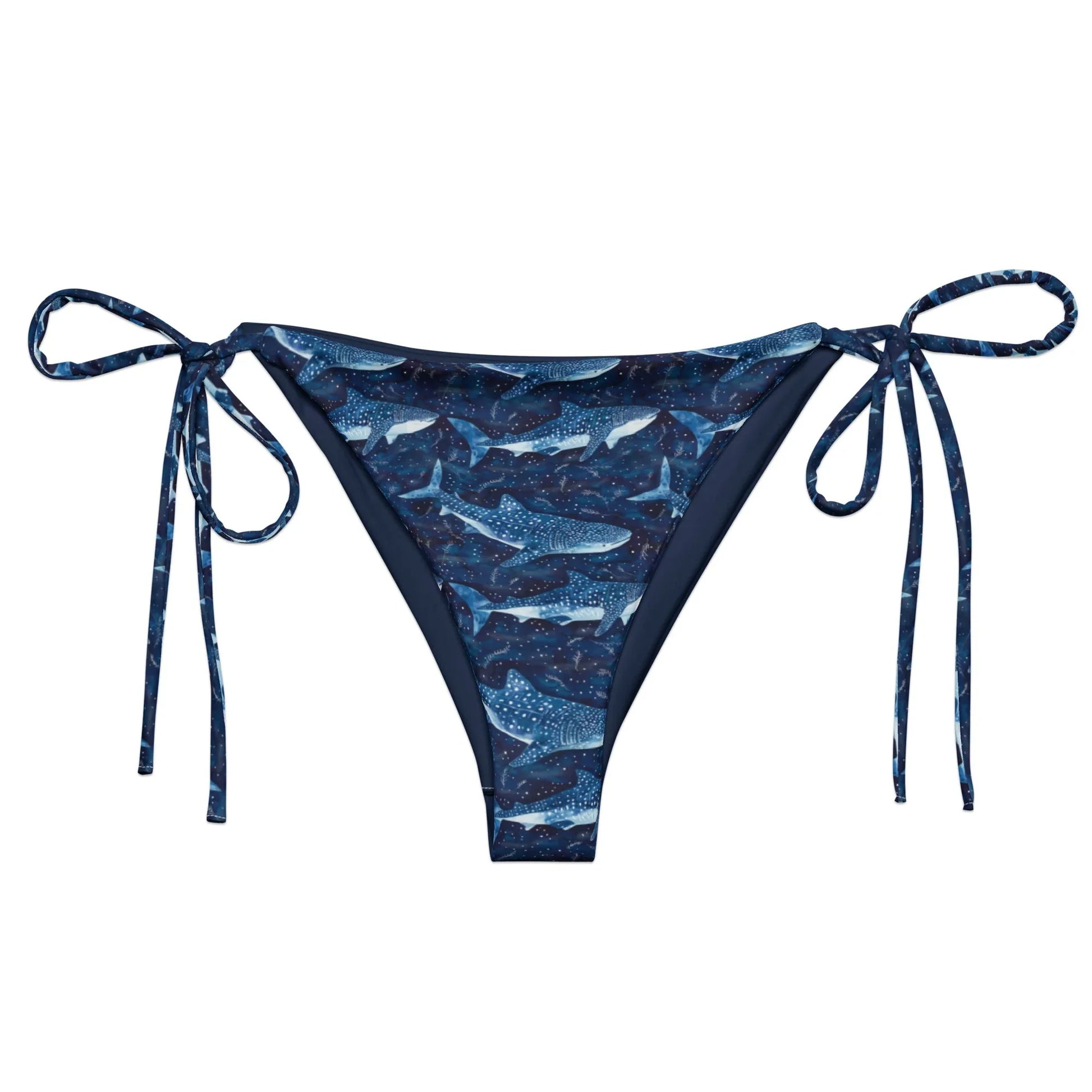 Whale Shark Dream Eco String Bikini Bottom - 