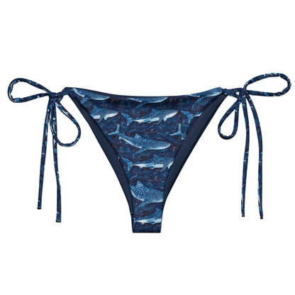 Whale Shark Dream Eco String Bikini Bottom - 