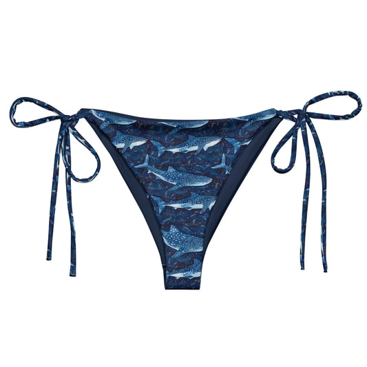Whale Shark Dream Eco String Bikini Bottom - 