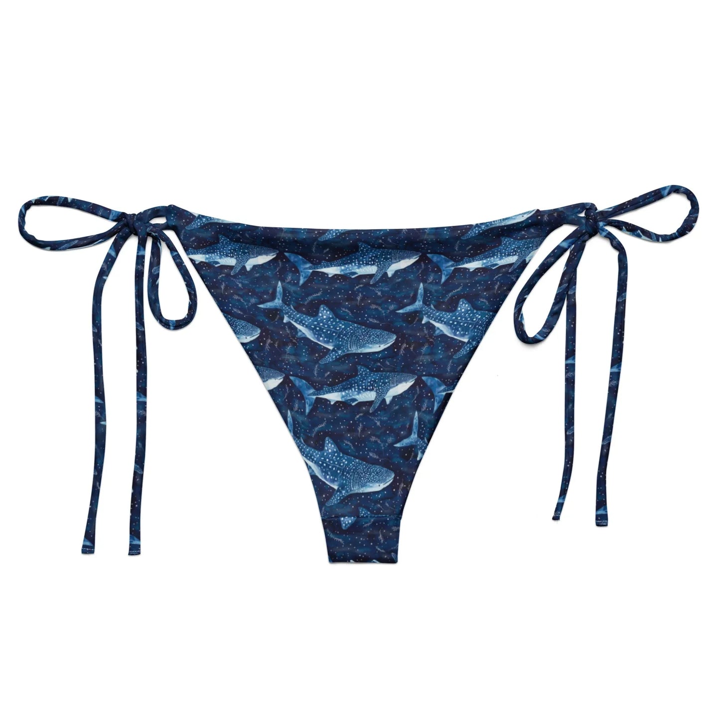 Whale Shark Dream Eco String Bikini Bottom - 