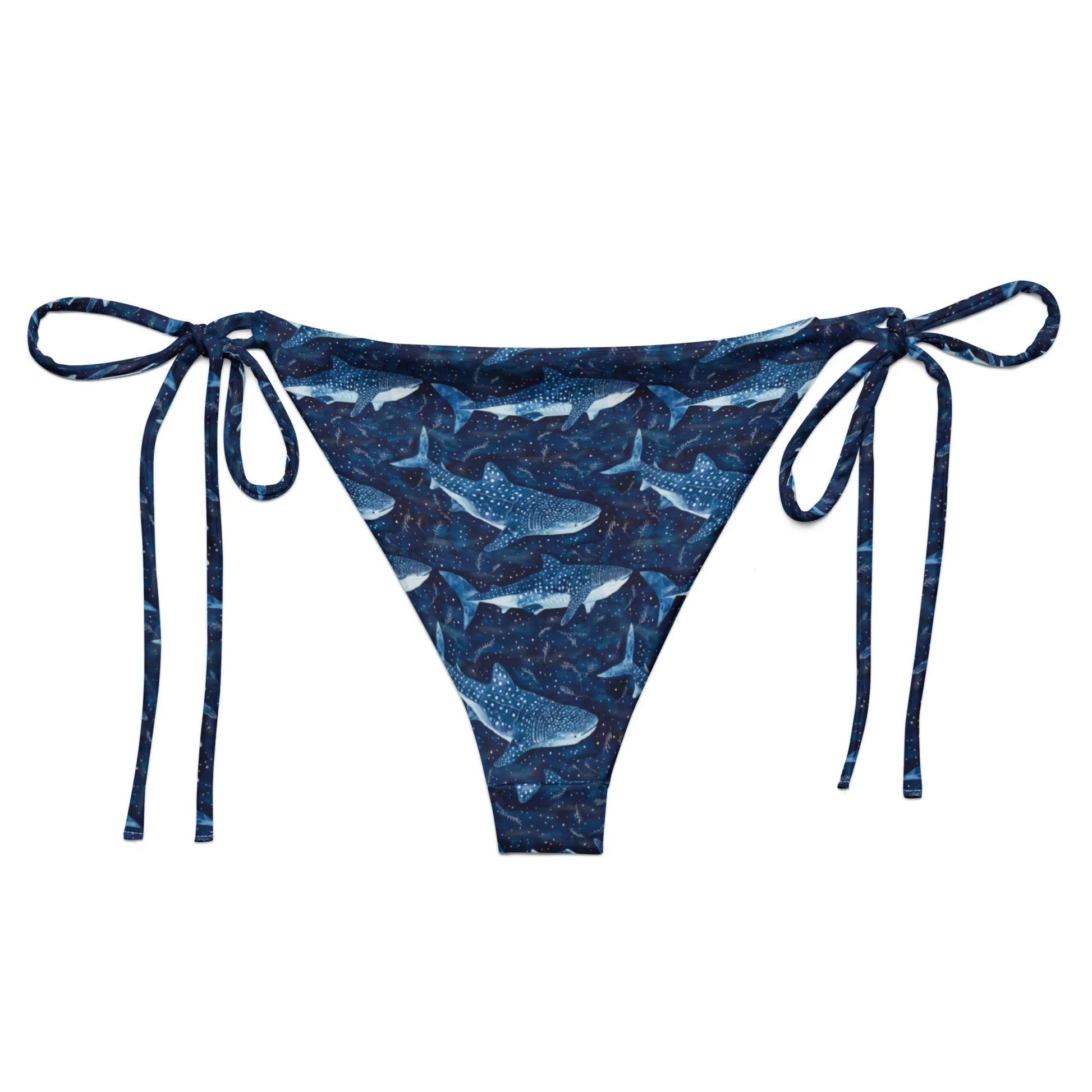 Whale Shark Dream Eco String Bikini Bottom - 