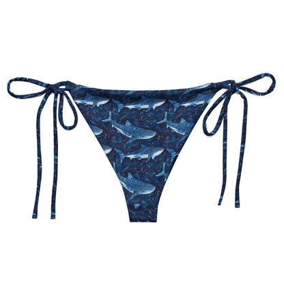 Whale Shark Dream Eco String Bikini Bottom - 