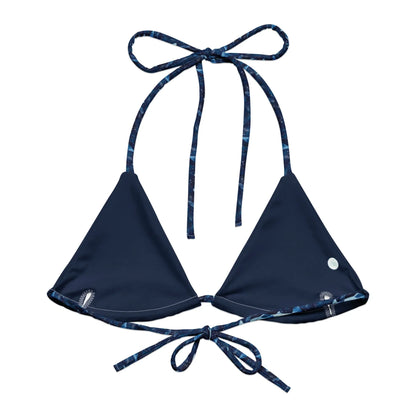 Whale Shark Dream Eco String Bikini Top - 