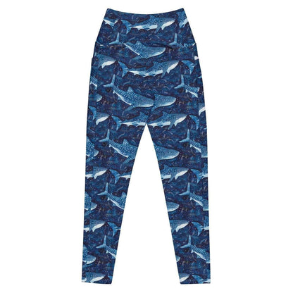 Whale Shark Dream Eco Swim Leggings With Pockets - 