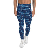 Spotted Eagle Ray Men's Swim Leggings -  - ["leggings","men","ray","Spotted Eagle Ray","Wildlife"]